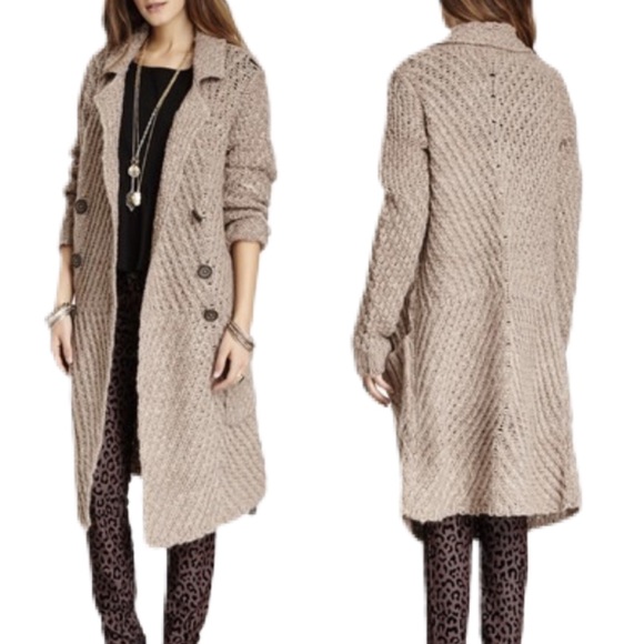 Free People | Chunky Knit Long Cardigan